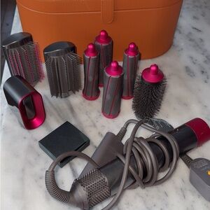 Dyson Hair Styling Set - Pink and Gray